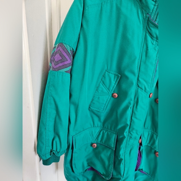 Vintage New Face 80s Ski Jacket Coat - Picture 7 of 16